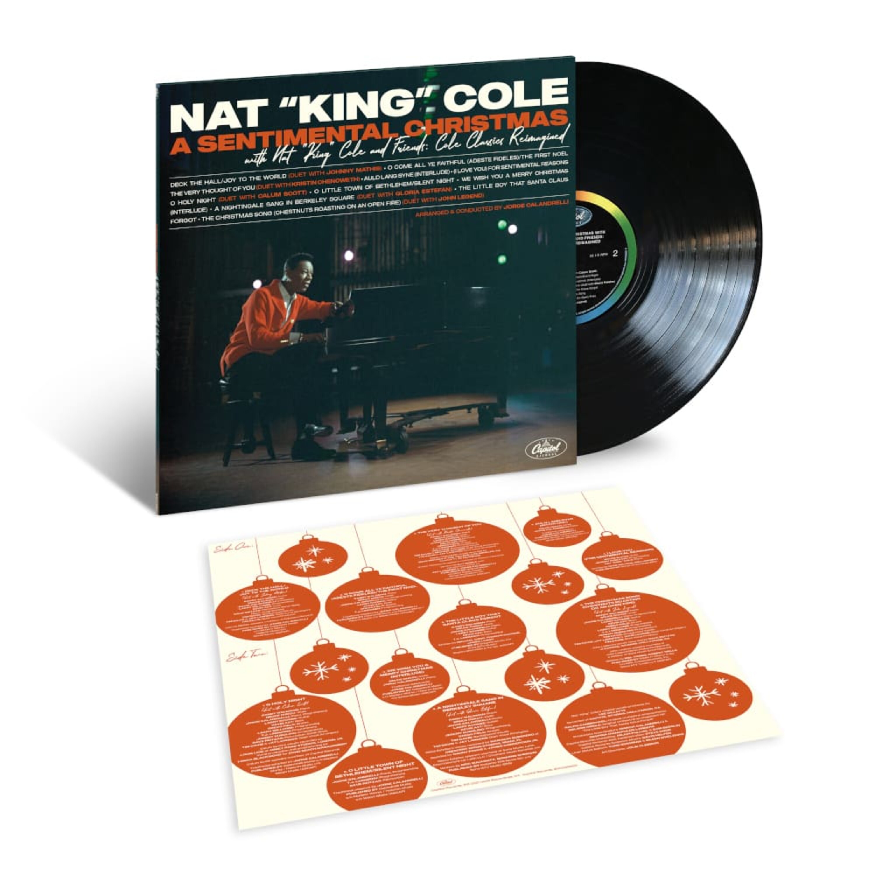 Nat King Cole - A Sentimental Christmas With Nat King Cole (LP) 