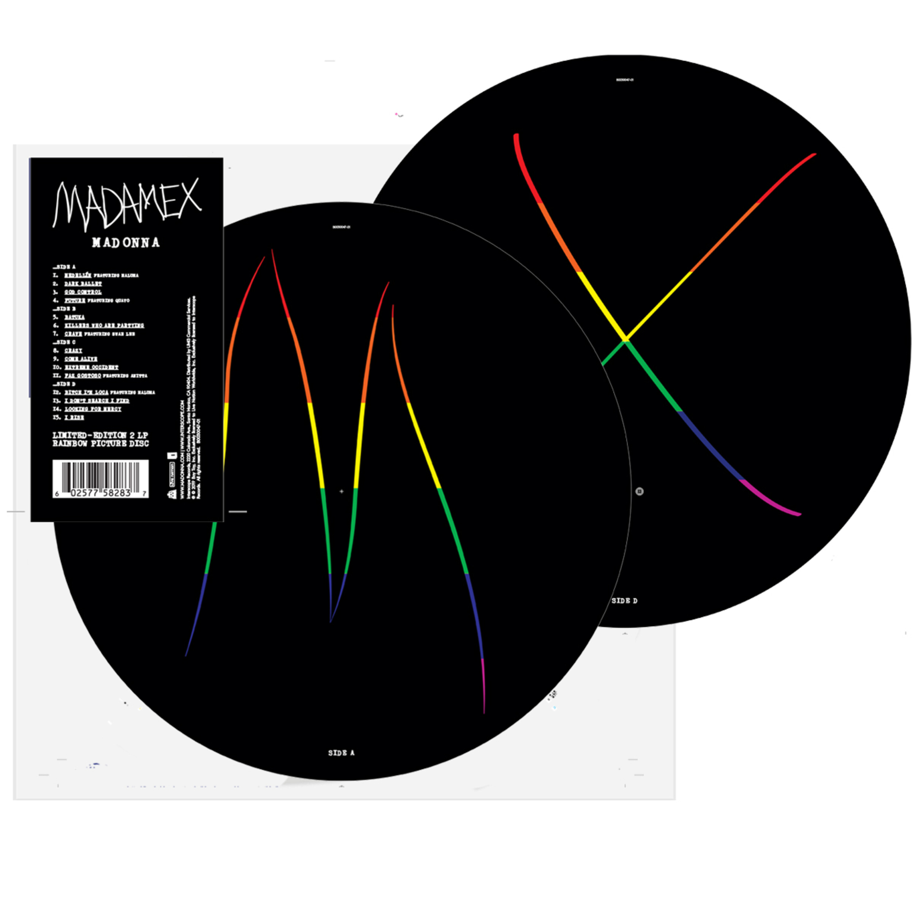 海外 正規品 限定盤 LPレコード マドンナ マダムX ピクヂャーディスク2 