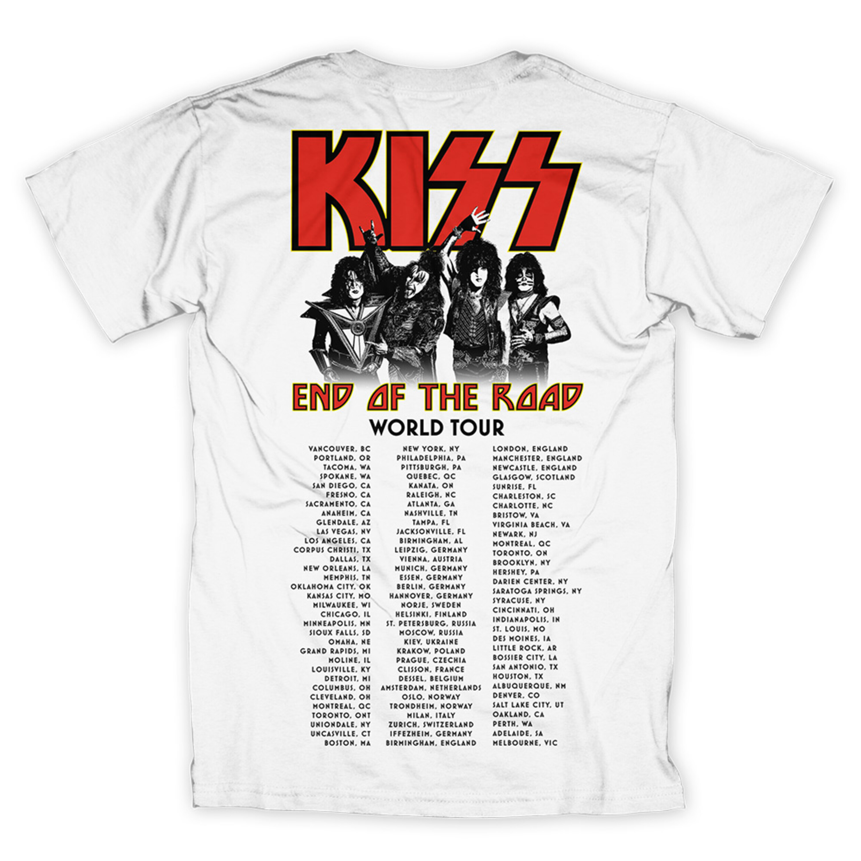uDiscover Germany - Official Store - End of the Road Band - KISS - T-Shirt