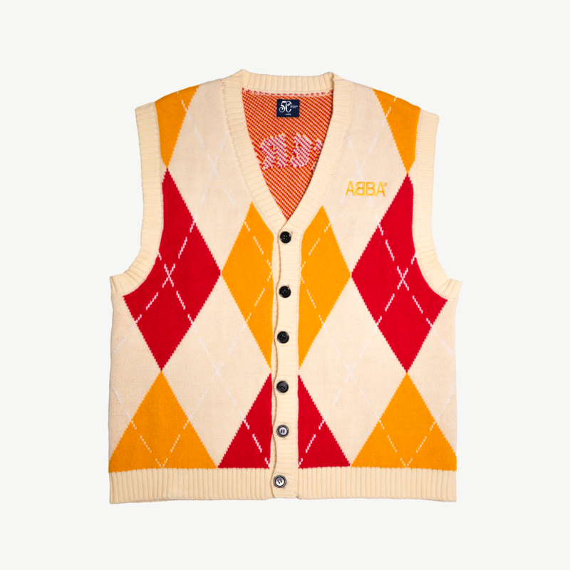 Waterloo Knitted Vest by ABBA - Knitted Vest - shop now at uDiscover store