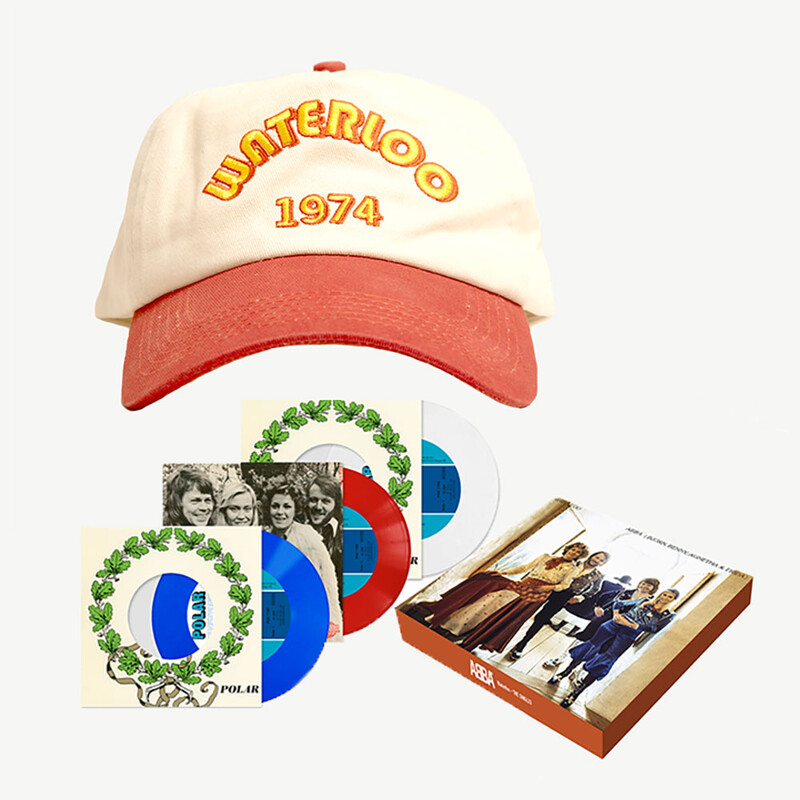 Waterloo von ABBA - 3 x 7" Boxset - Exclusive Coloured Vinyls + Retro Cap jetzt im uDiscover Store