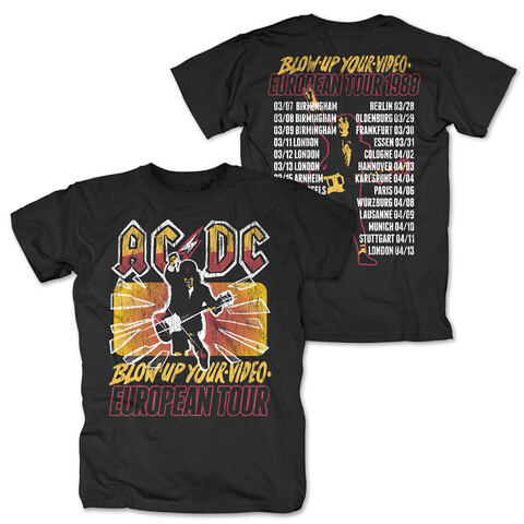 European Tour 1988 by AC/DC - T-Shirt - shop now at uDiscover store