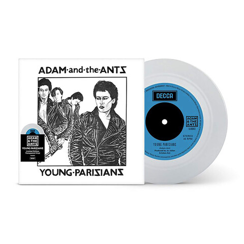 Young Parisians / Lady by Adam And The Ants - Limited Translucent 7″ Vinyl - shop now at uDiscover store