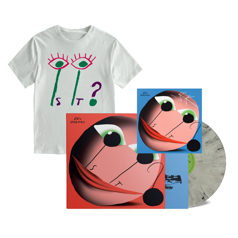 Is It? by Ben Howard - Marble Vinyl  [Store Exclusive] + T-Shirt + Signed Card - shop now at uDiscover store