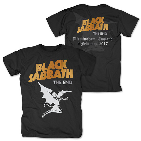 The End Cover Logo von Black Sabbath - T-Shirt jetzt im uDiscover Store