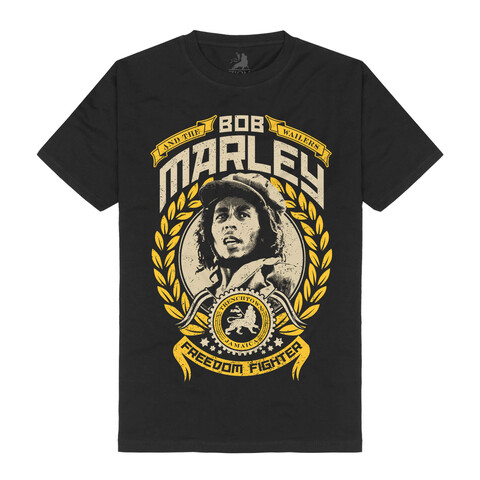 Freedom Fighter by Bob Marley - T-Shirt - shop now at uDiscover store