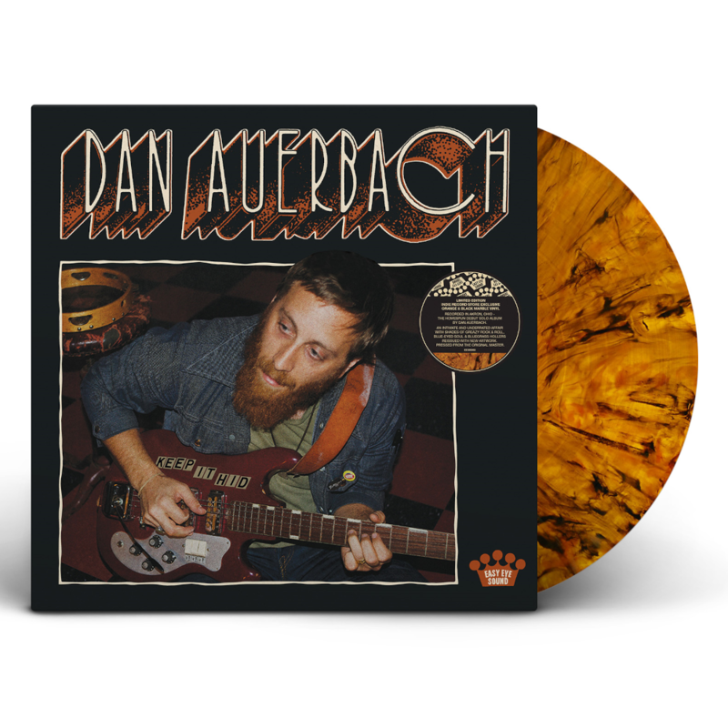 Keep It Hid by Dan Auerbach - Black Orange Marble Vinyl - shop now at uDiscover store