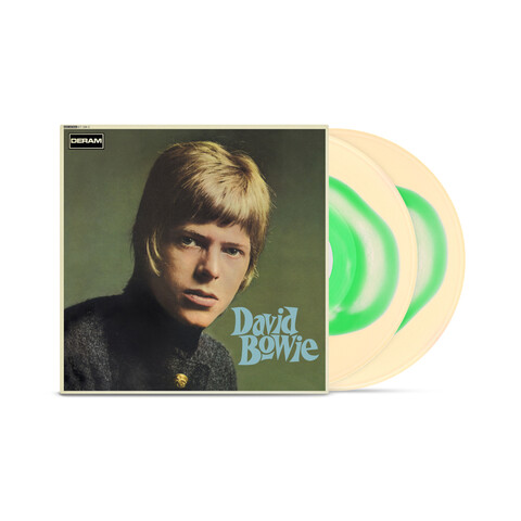 David Bowie by David Bowie - 2LP - Exclusive Cream/Green Coloured Vinyl - shop now at uDiscover store