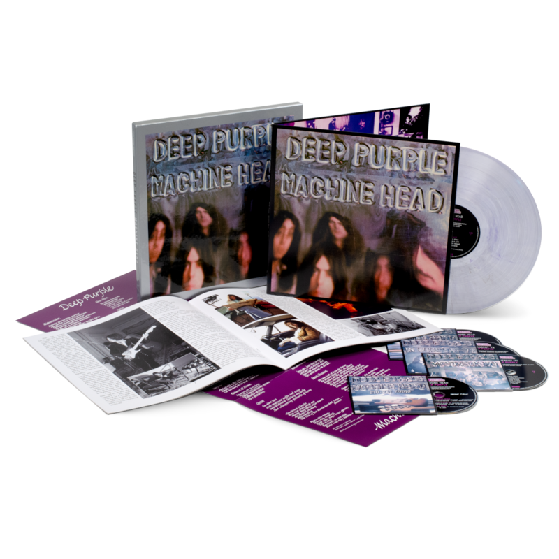 Machine Head 50 (Deluxe) by Deep Purple - LP + 3CD + 1 Blu Ray Audio - Deluxe Boxset - shop now at uDiscover store