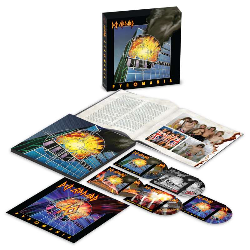 Pyromania by Def Leppard - 4CD + Blu Ray - shop now at uDiscover store