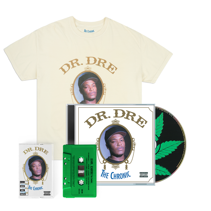 The Chronic von Dr. Dre - CD + Cassette + T-Shirt (Off White) jetzt im uDiscover Store