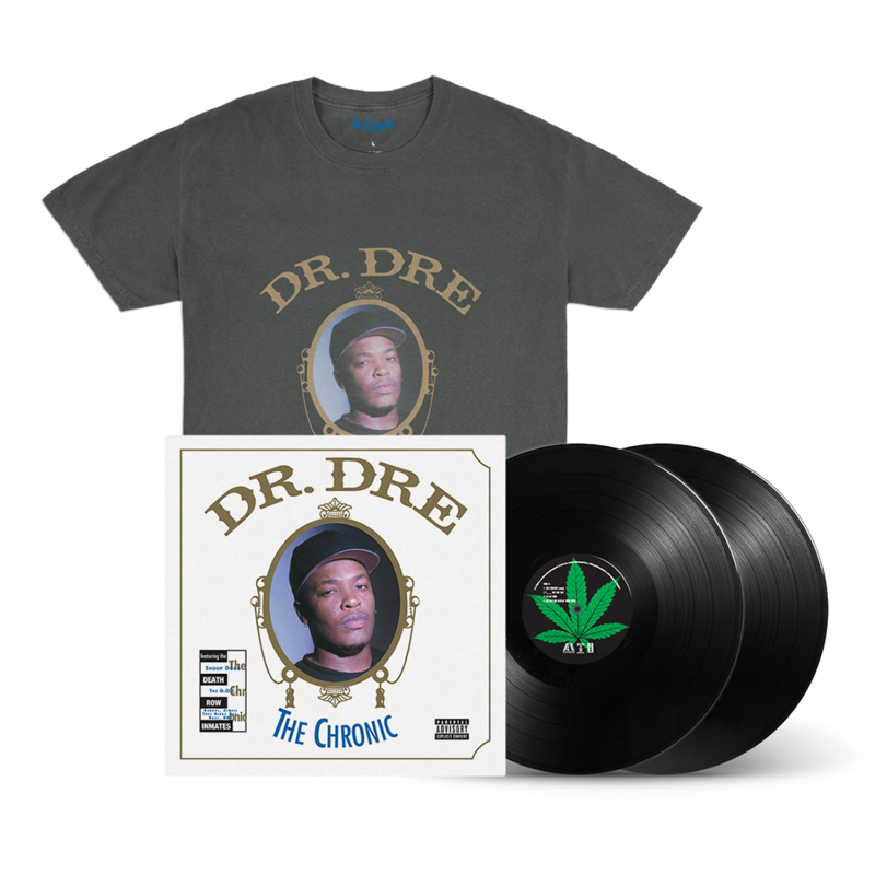 The Chronic by Dr. Dre - LP + T-Shirt (Off Black) - shop now at uDiscover store