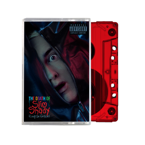 The Death of Slim Shady (Coup de Grâce) von Eminem - Red Translucent Cassette (D2C Exclusive) jetzt im uDiscover Store
