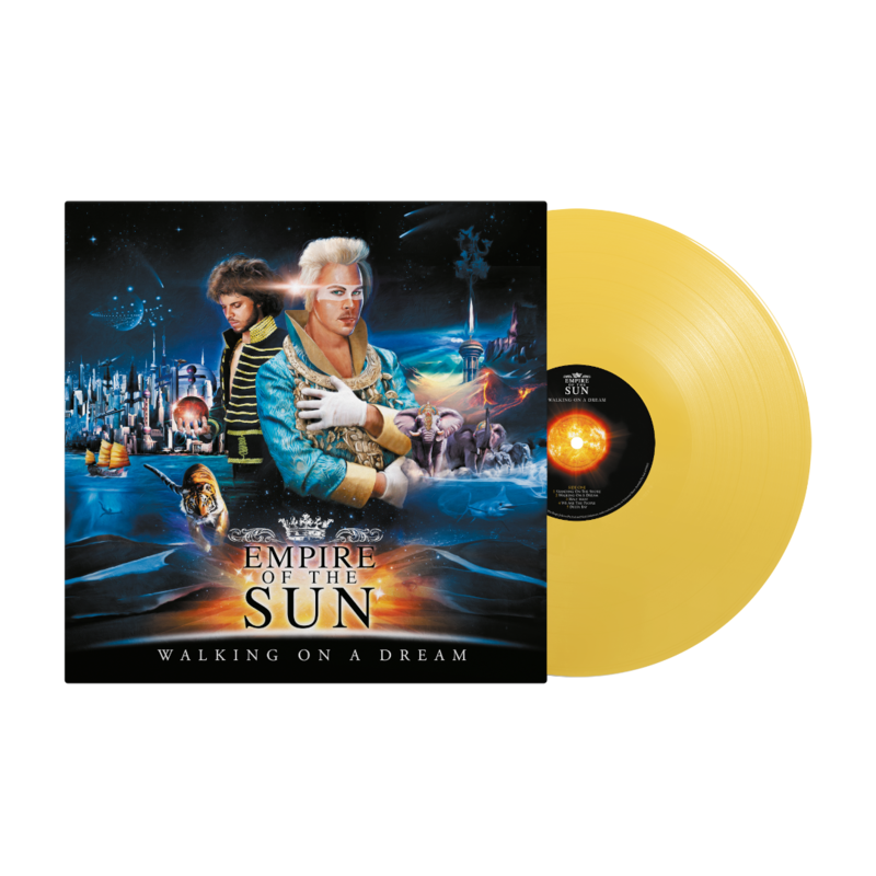 Walking On A Dream von Empire Of The Sun - LP - Mustard Yellow Coloured Vinly jetzt im uDiscover Store