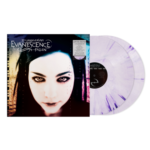 Fallen (20th Anniversary) by Evanescence - Purple/White Deluxe Edition 2LP - shop now at uDiscover store