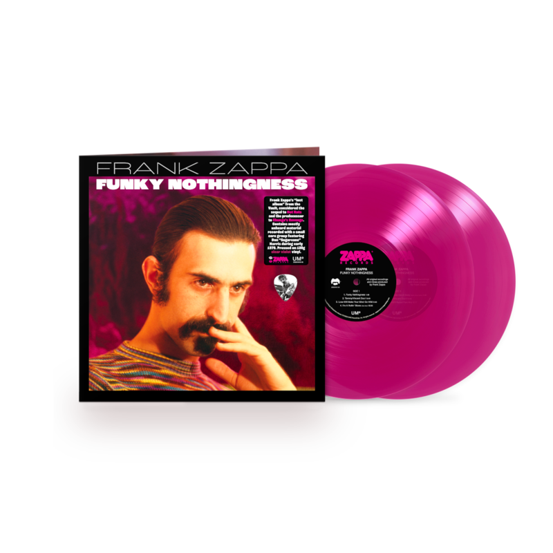 Funky Nothingness by Frank Zappa - Exclusive Transparent Violet 2LP + Guitar Pick - shop now at uDiscover store