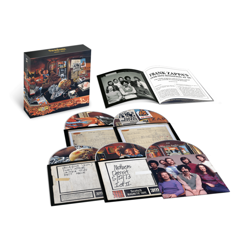 Over-Nite Sensation 50th von Frank Zappa - 4CD + Blu-Ray Super Deluxe jetzt im uDiscover Store