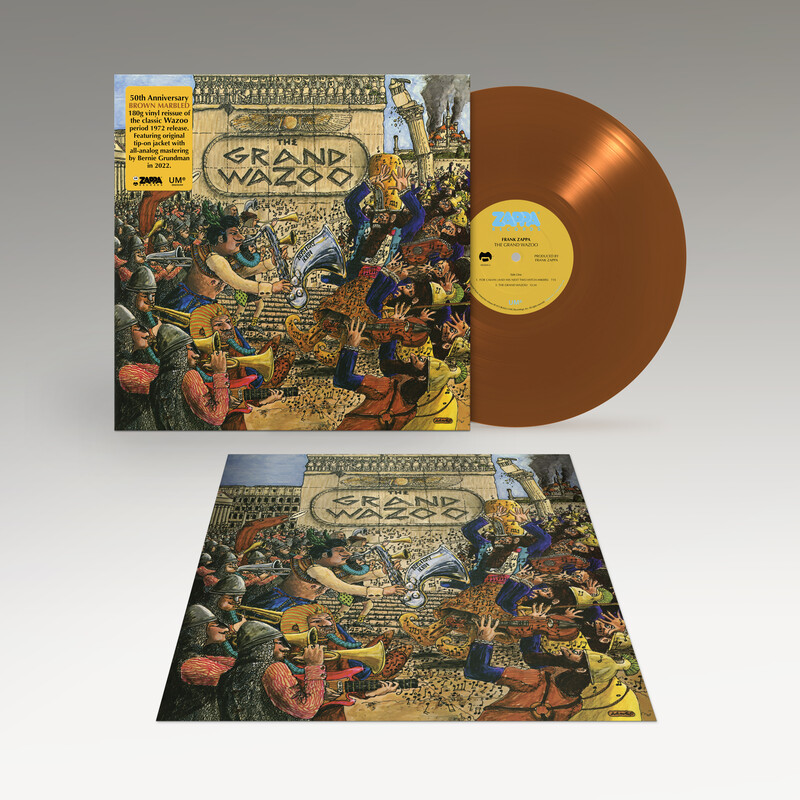 The Grand Wazoo by Frank Zappa - Exclusive Brown + Black Marble VInyl + Lithograph - shop now at uDiscover store