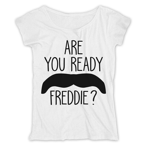 Are You Ready Freddie von Freddie Mercury - Loose Fit Girlie Shirt jetzt im uDiscover Store