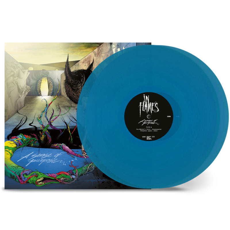 A Sense of Purpose (15th Anniversary Edition inc. The Mirror’s Truth EP) by In Flames - 2LP 180g - Transparent Ocean Blue - shop now at uDiscover store