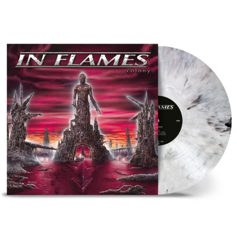 Colony by In Flames - Ltd. 1LP 180g - White Black Smoke (Band exclusive) - shop now at uDiscover store