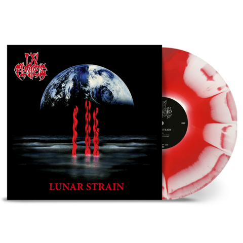 Lunar Strain by In Flames - Ltd. 1LP 180g - White Red Sunburst (Band exclusive) - shop now at uDiscover store