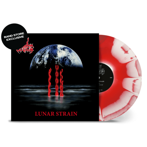Lunar Strain by In Flames - Ltd. 1LP 180g - White Red Sunburst (Band exclusive) - shop now at uDiscover store