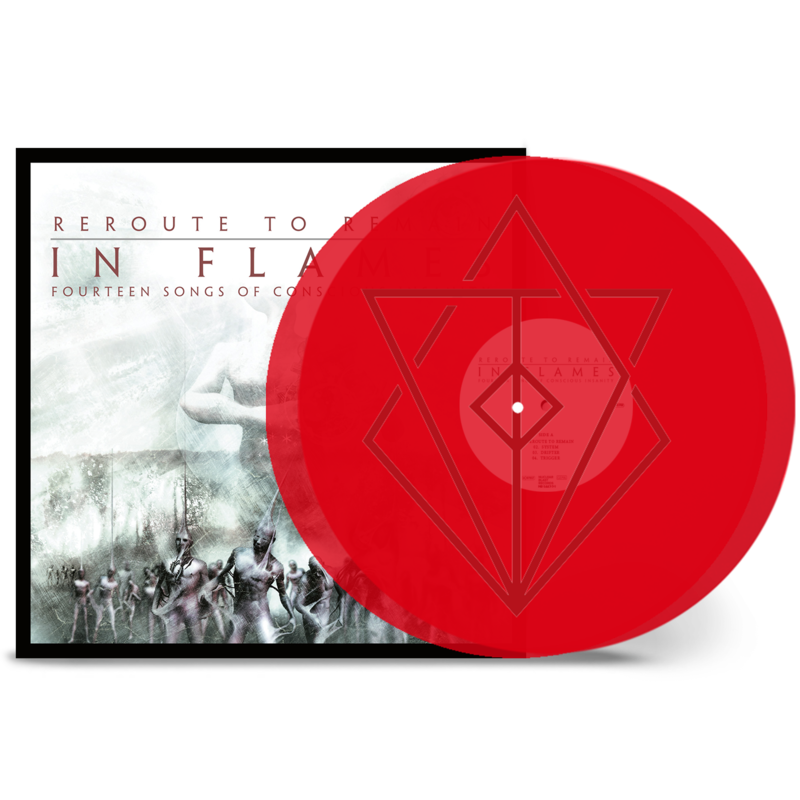 Reroute to Remain von In Flames - 2LP 180g - Transparent Red (Side D - Etched) jetzt im uDiscover Store