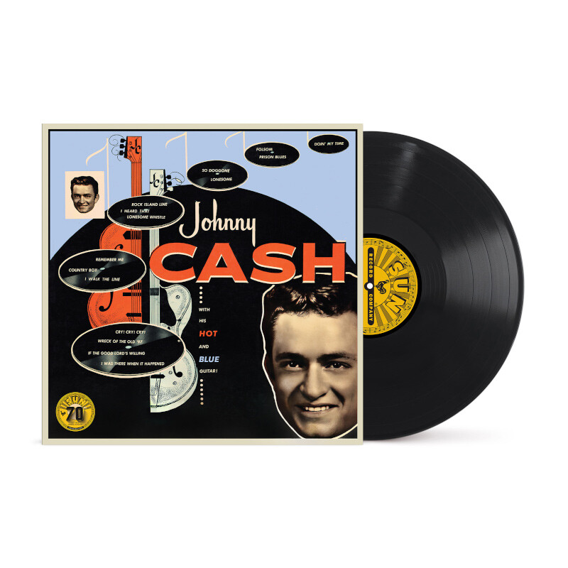 With His Hot And Blue Guitar by Johnny Cash - 1LP black - shop now at uDiscover store