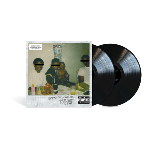good kid, m.A.A.d. city by Kendrick Lamar - Standard Black 2LP - shop now at uDiscover store