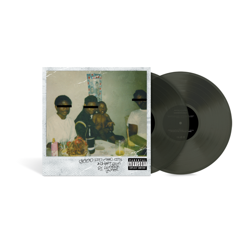 good kid, m.A.A.d. city by Kendrick Lamar - Exclusive Translucent Black Ice 2LP - shop now at uDiscover store
