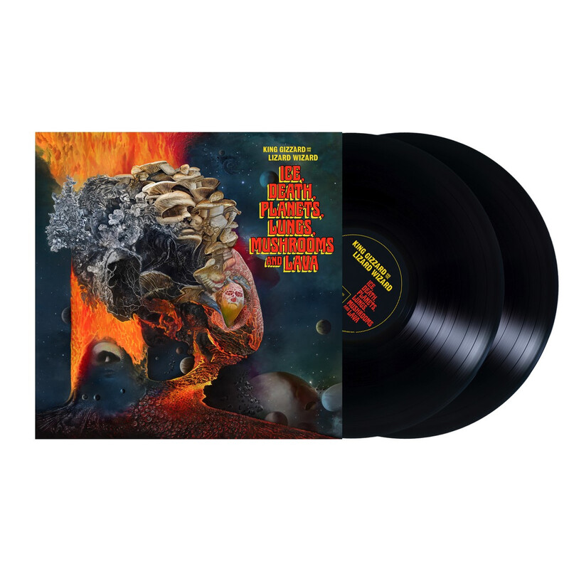 Ice, Death, Planets, Lungs, Mushroom And Lava by King Gizzard & The Lizard Wizard - 2LP black - shop now at uDiscover store