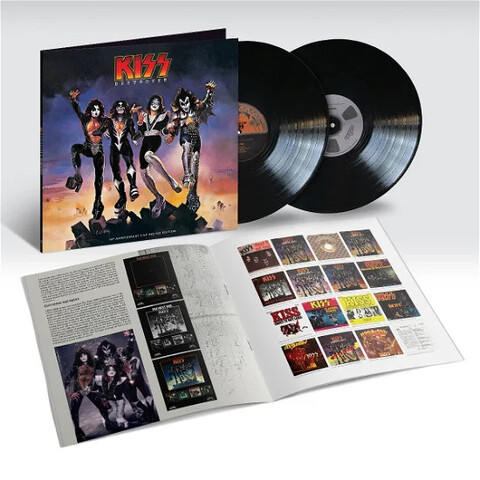 Destroyer 45 von Kiss - Deluxe Edition 2LP 180g Black Vinyl jetzt im uDiscover Store