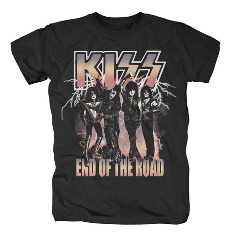 End of the Road Lightning Retro von KISS - T-Shirt jetzt im uDiscover Store