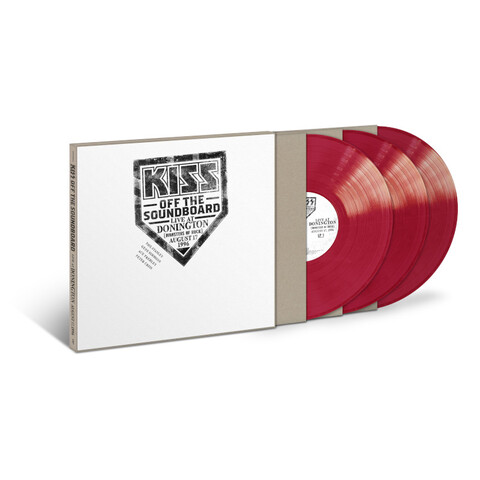 KISS Off The Soundboard: Live In Donington von KISS - Exclusve Limited Red 3LP jetzt im uDiscover Store