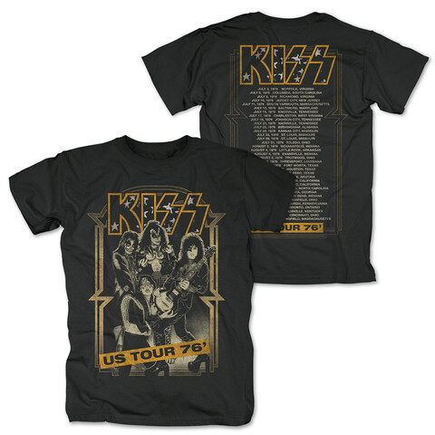 US Tour 76 by KISS - T-Shirt - shop now at uDiscover store