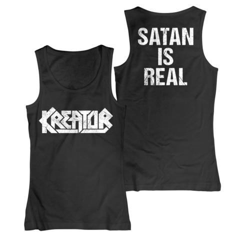Logo - Satan Is Real by Kreator - Tank-Top - shop now at uDiscover store