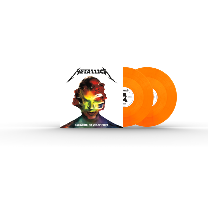 Hardwired…To Self-Destruct by Metallica - 2LP - Limited ‘Flame Orange’ Coloured Vinyl - shop now at uDiscover store