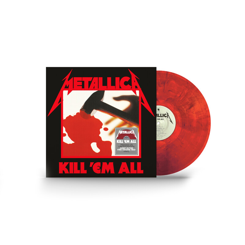 Kill ‘Em All von Metallica - Limited Jump In The Fire Engine Red LP jetzt im uDiscover Store