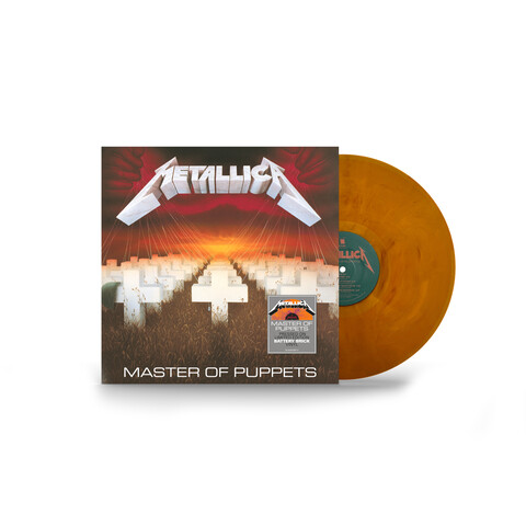 Master Of Puppets by Metallica - LP - (‘Battery Brick’) Coloured Vinyl - shop now at uDiscover store