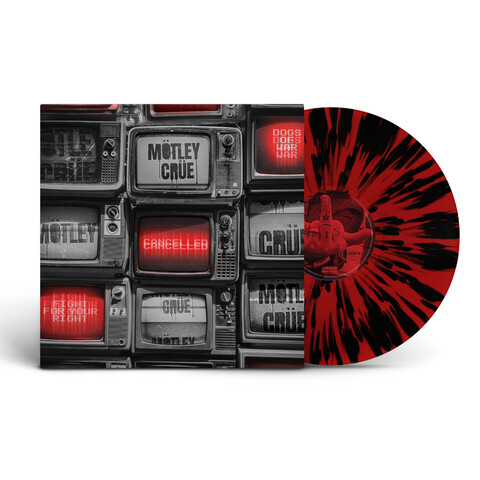 Cancelled by Mötley Crüe - LP - Coloured Red with Black Splatter Vinyl - shop now at uDiscover store