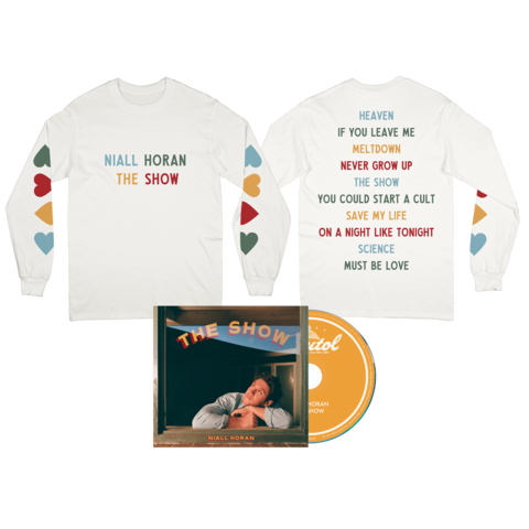 The Show - CD + Tracklist Long Sleeve International Bundle by Niall Horan - CD + Tracklist Long Sleeve Bundle - shop now at uDiscover store