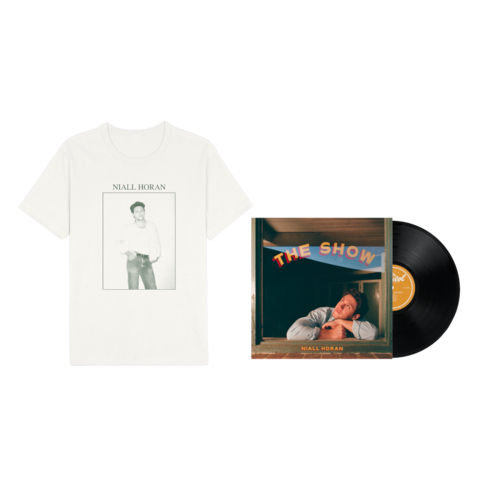 The Show - LP + Natural Photo T-Shirt International Bundle by Niall Horan - LP + Natural Photo T-Shirt - shop now at uDiscover store