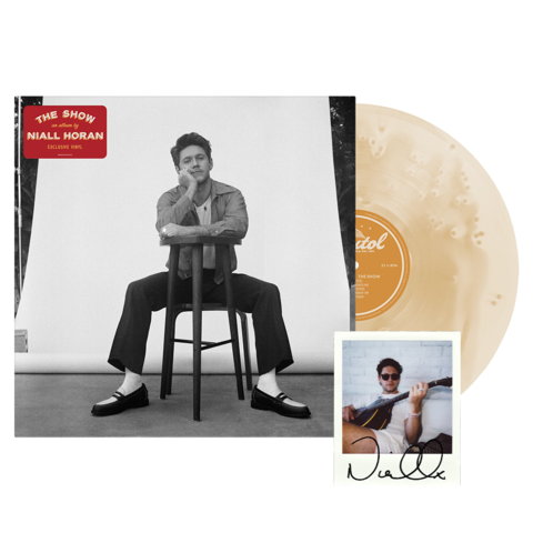 The Show - Exclusive Ghostly Vinyl + Signed Art Card by Niall Horan - Exclusive Cloudy Golden LP + Signed Art Card - shop now at uDiscover store