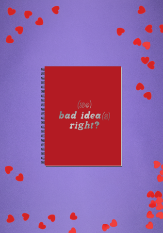 (no) bad idea(s) right? by Olivia Rodrigo - Notebook - shop now at uDiscover store