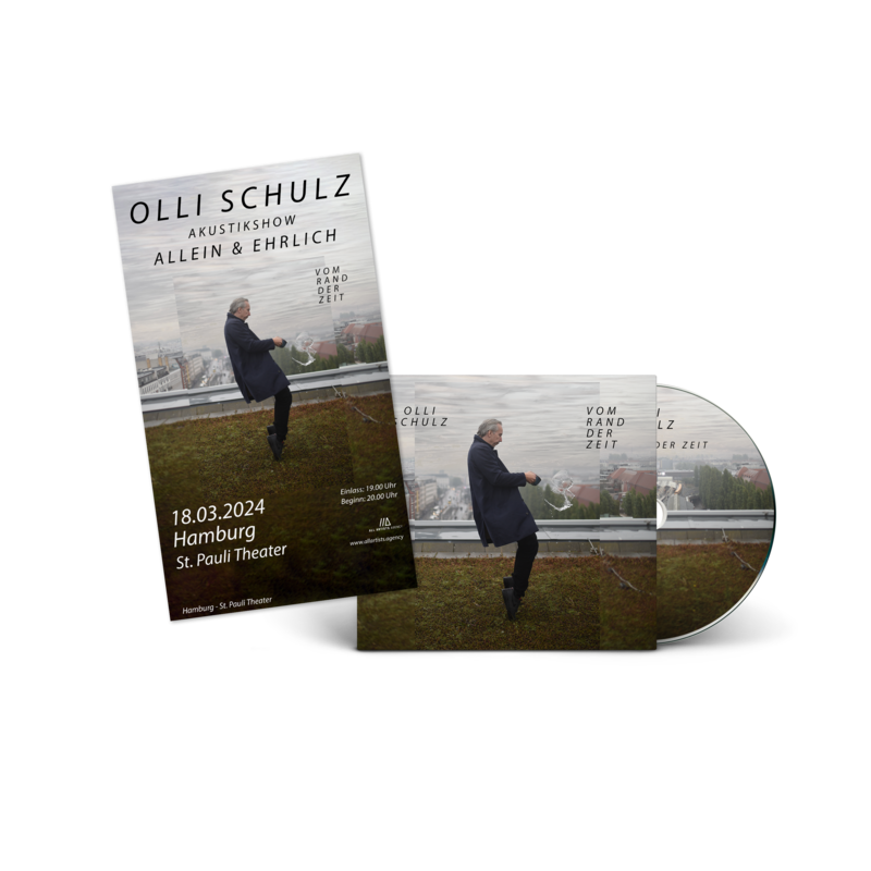 Vom Rand der Zeit by Olli Schulz - CD + Rollstuhlfahrerticket Hamburg - shop now at uDiscover store