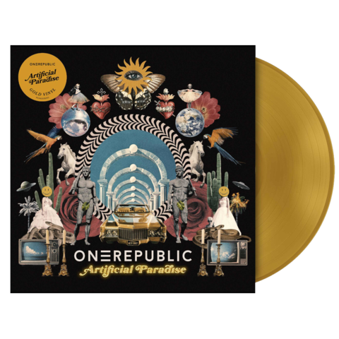 Artificial Paradise by OneRepublic - LP - Gold Coloured Vinyl - shop now at uDiscover store