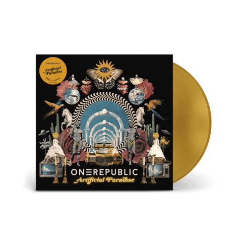 Artificial Paradise by OneRepublic - LP - Gold Coloured Vinyl - shop now at uDiscover store