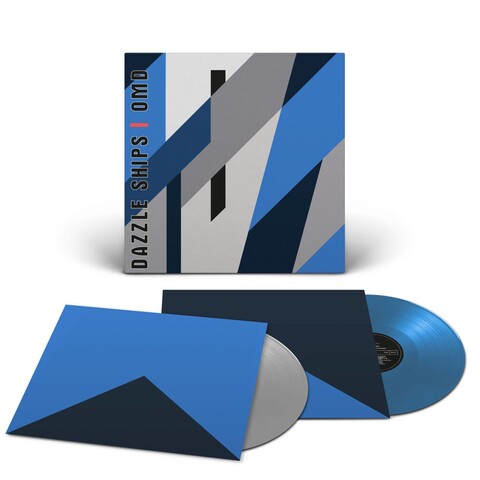 Dazzle Ships (40th Anniversary Edition) by Orchestral Manoeuvres In The Dark - Blue And Silver 2LP - shop now at uDiscover store