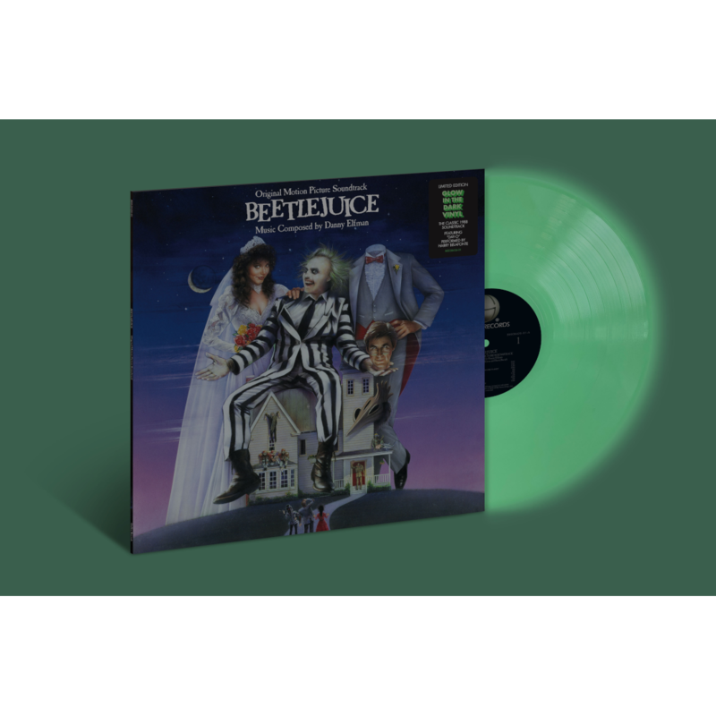 BEETLEJUICE – Original Motion Picture Soundtrack – Music by Danny Elfman by Original Soundtrack - Exclusive Limited Glow In The Dark Vinyl LP - shop now at uDiscover store